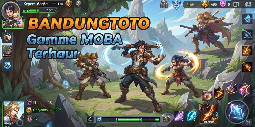 Gameplay intens di BANDUNGTOTO dengan aksi MOBA seru.