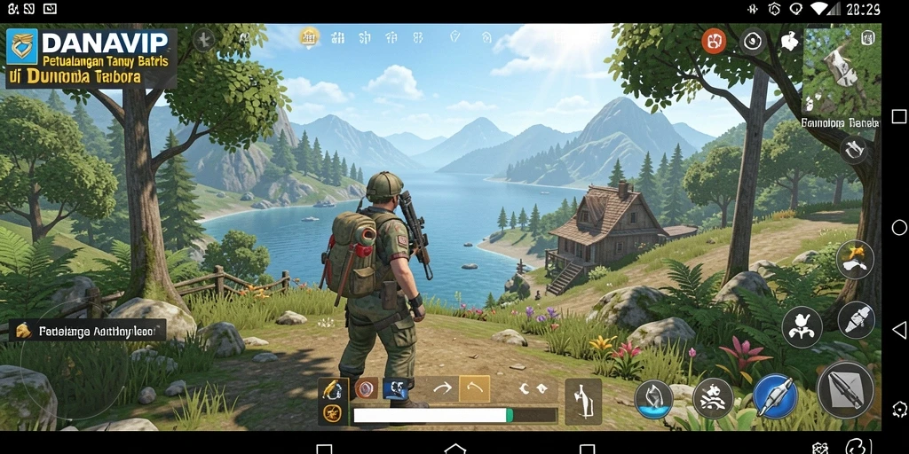 Gameplay seru di dunia terbuka DANAVIP dengan eksplorasi tanpa batas.