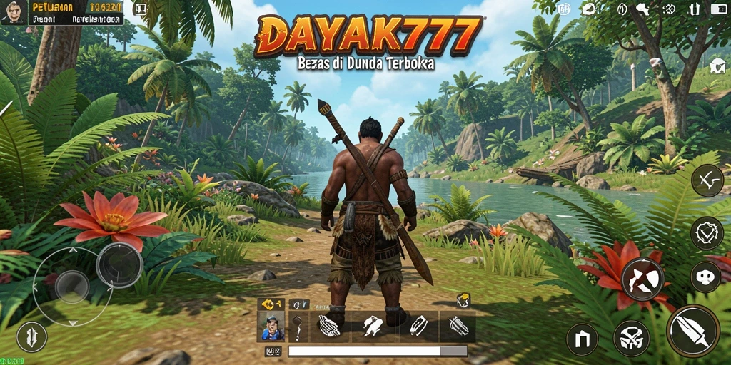 Screenshot utama DAYAK777 menampilkan gameplay Open World yang mendebarkan.