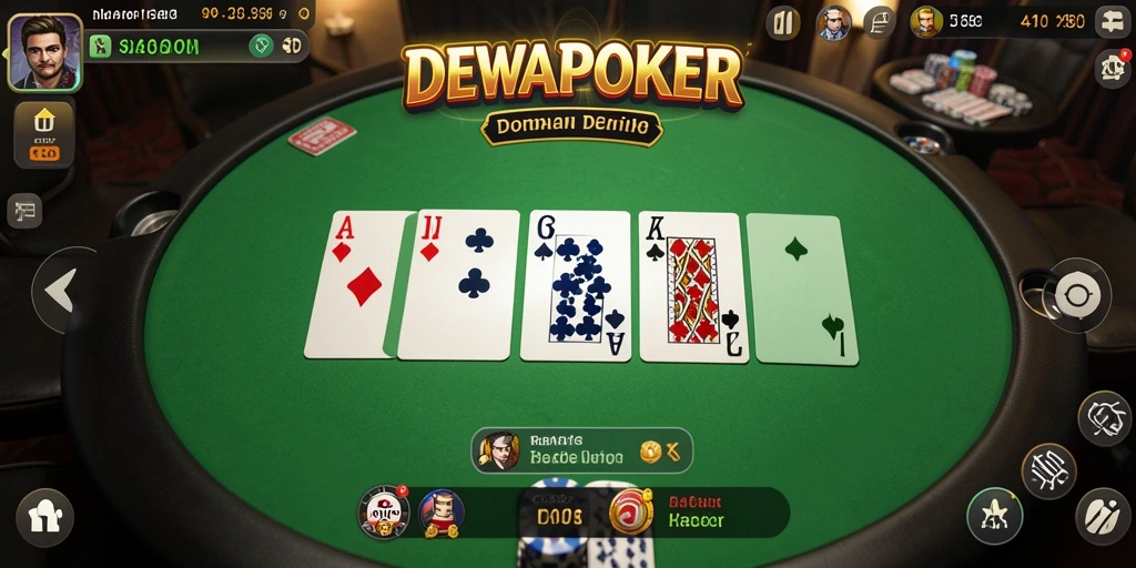 Tampilan menarik dari gameplay DEWAPOKER yang memukau.
