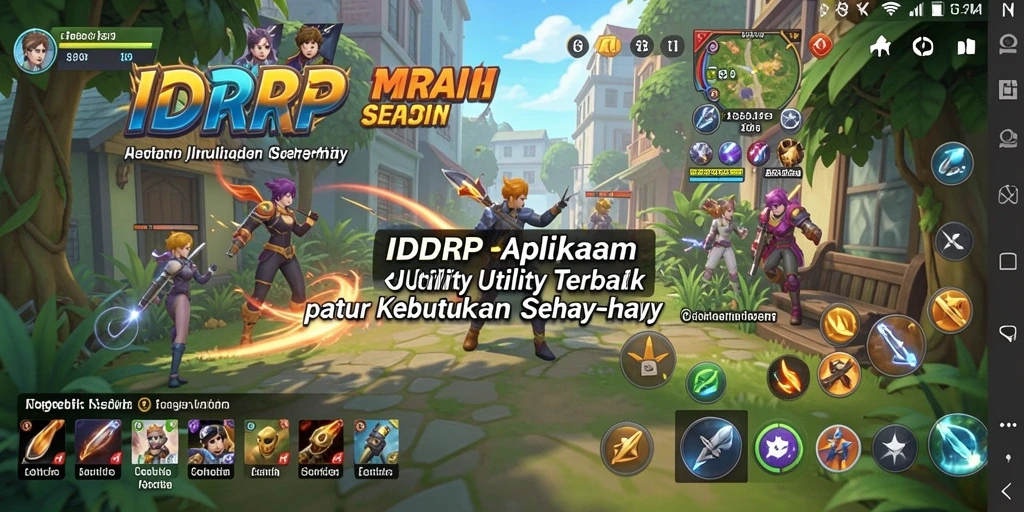 Tampilan antarmuka IDRRP yang menarik dan fungsional.