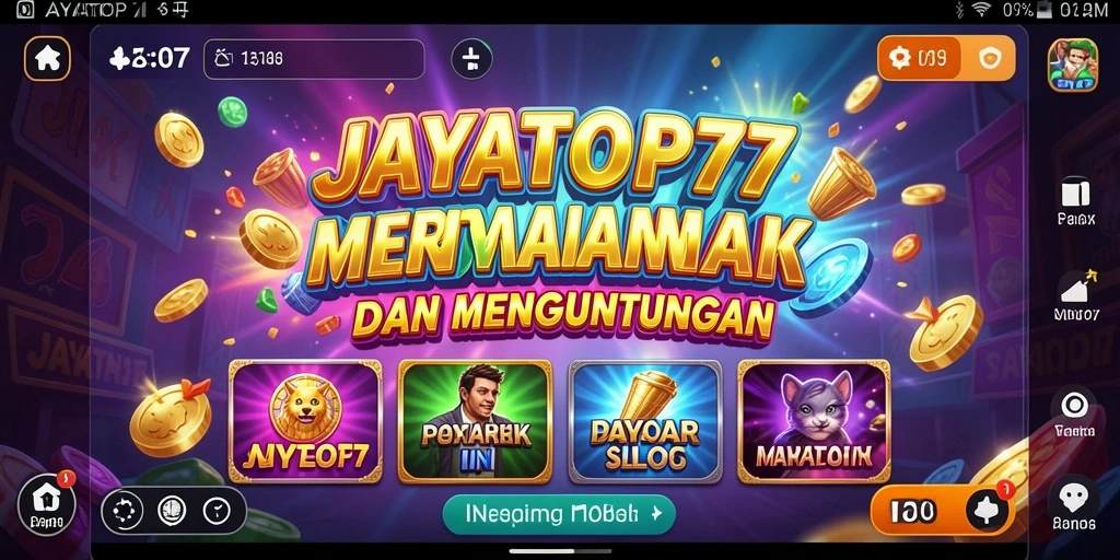 Tampilan gameplay JAYATOP77 yang memukau dan menarik.