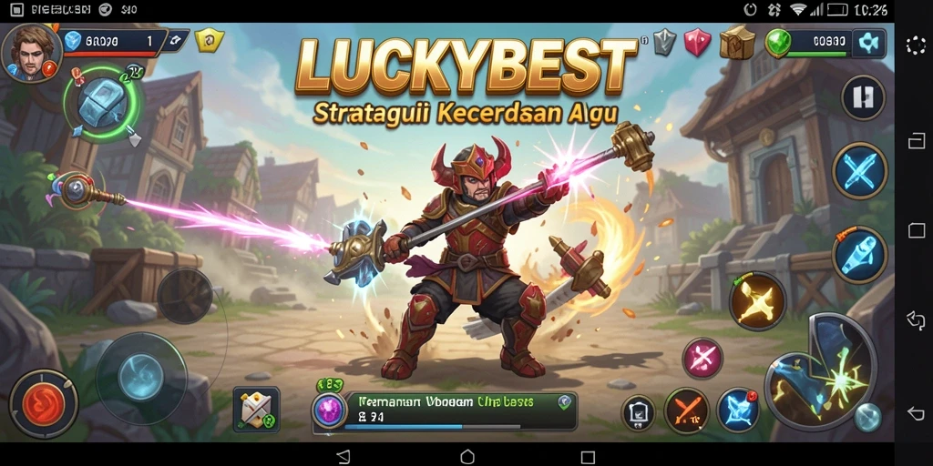 Tampilan gameplay LUCKYBEST yang menegangkan dan strategis.
