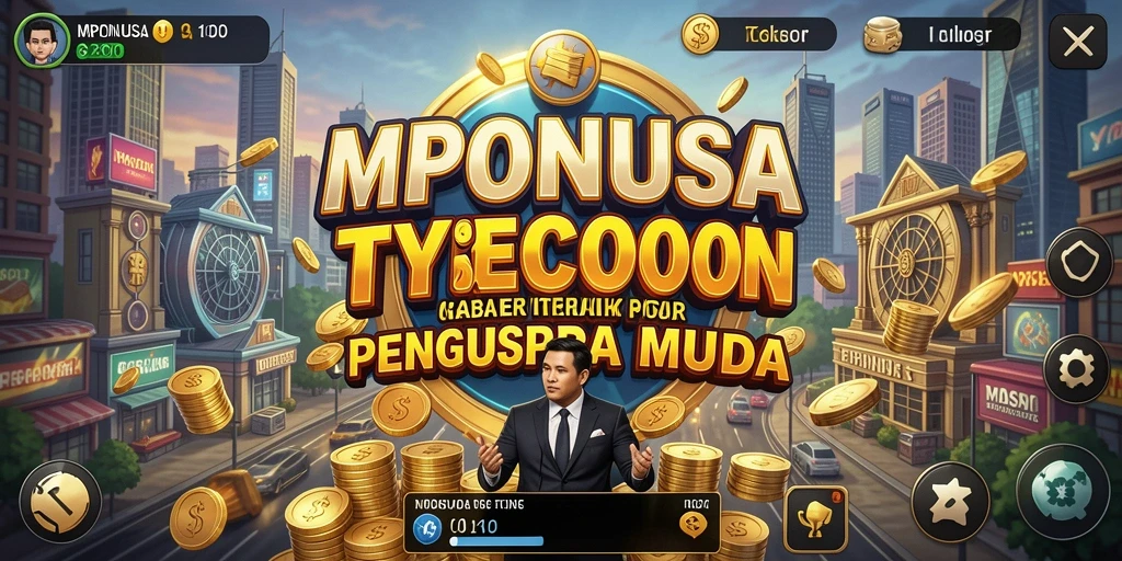 Gameplay menarik dengan tantangan bisnis di MPONUSA.