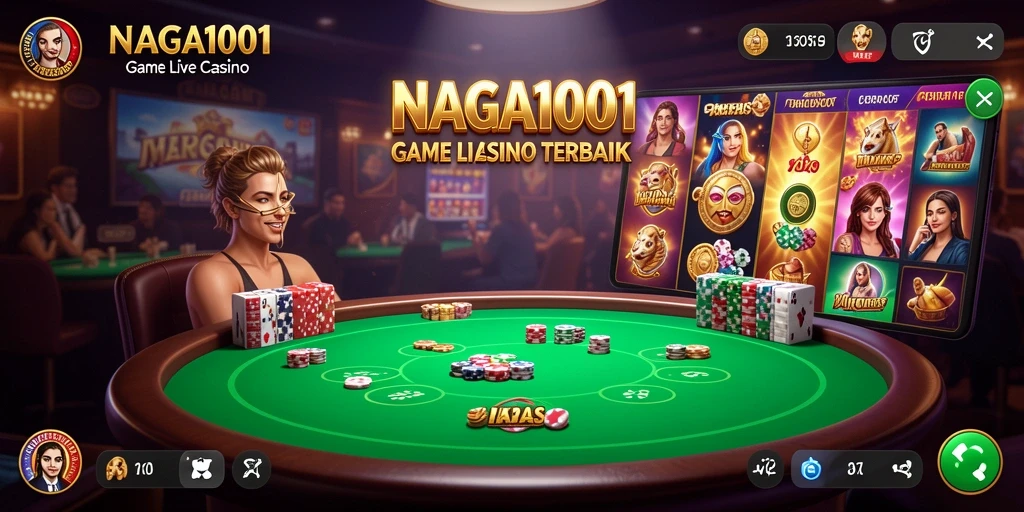 Tampilan seru dari gameplay Live Casino NAGA1001 yang mengasyikkan.