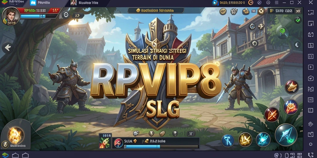 Tampilan gameplay RPVIP8 yang mendebarkan dalam pertempuran SLG.