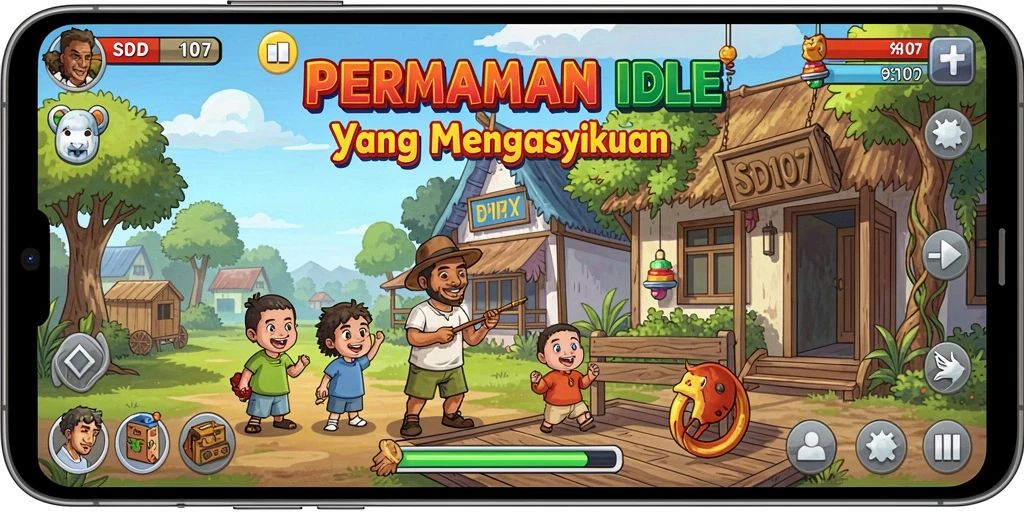 Tampilan gameplay SD107 yang seru dalam kategori Idle.