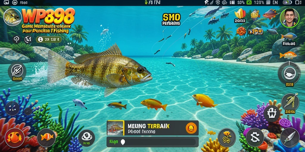 Tangkapan ikan besar di WP888 dengan grafis memukau.